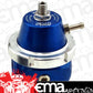Turbosmart TS-0401-1105 EFI Fuel Pressure Regulator 2000 HP Blue w/ -8 An Inlet & Outlet & 1/8" Npt Gauge Port