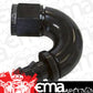 Aeroflow AF515-12BLK -12AN 150 Deg Full Flow Push Lblack Full Flow Push Lock