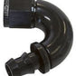 Aeroflow AF515-12BLK -12AN 150 Deg Full Flow Push Lblack Full Flow Push Lock