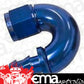 Aeroflow AF516-04 -4AN 180 Deg Full Flow Push Loblue Full Flow Push Lock