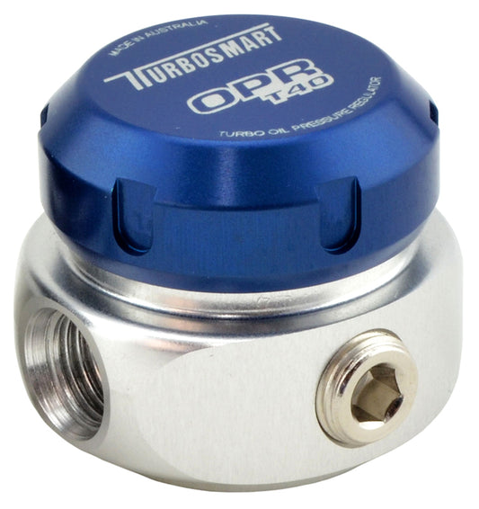 Turbosmart TS-0801-1001 Turbo Oil Pressure Regulator Ball Bearing Turbo'S 40 PSI - Blue