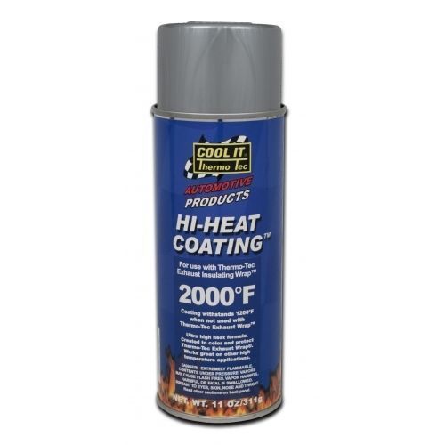 Thermo Tec TT12002 Hi-Heat Exhaust Wrap Coating Spray Aluminium 11Oz. 325Ml