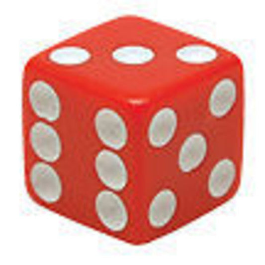 Trik Topz TT8007 Tyre Valve Caps - Red Dice (Set of 4)