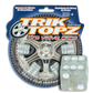 Trik Topz TT8021 Tyre Valve Caps - Clear Glitter Dice (Set of 4)