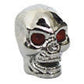 Trik Topz TT8033 Tyre Valve Caps - Chrome Skull Head (Set of 4)