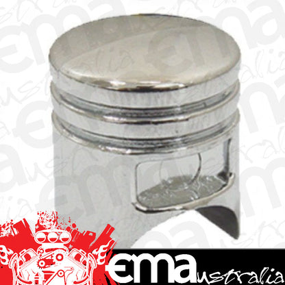 Trik Topz | TT8062 | Tyre Valve Caps - Chrome Piston (Set of 4)