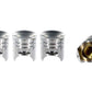Trik Topz TT8062 Tyre Valve Caps - Chrome Piston (Set of 4)