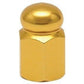 Trik Topz TT8187 Tyre Valve Caps - Gold Hex Dome (Set of 4)