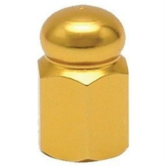 Trik Topz TT8187 Tyre Valve Caps - Gold Hex Dome (Set of 4)