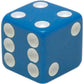 Trik Topz TT8555 Tyre Valve Caps - Blue Dice (Set of 4)