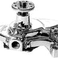Tuff Stuff TUF1354NA Chev SB 265-400 V8 Standard Volume Water Pump - Chrome