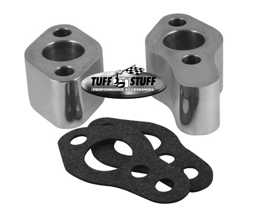 Tuff Stuff TUF2254A Chrome Alloy 1.25" Water Pump Spacers Chev SB 265-350 V8
