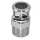 Tuff Stuff TUF4450B 1/2" Npt Chrome Water Pump Hose Fitting 3/4" X 1.5" Long