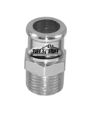 Tuff Stuff TUF4450B 1/2" Npt Chrome Water Pump Hose Fitting 3/4" X 1.5" Long