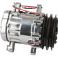 Tuff Stuff TUF4517NADP Chrome "Peanut Style" A/C Compressor R-134A Style