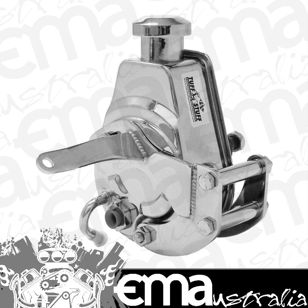 Tuff Stuff TUF6504A Chrome P/S Pump Bracket Suit Short Pump Chev SB V8