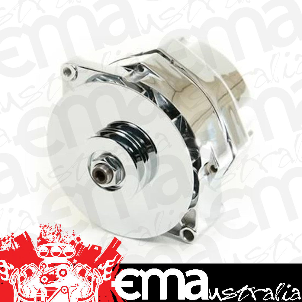 Tuff Stuff TUF7102NC Gm Style Chrome Alternator 100Amp 3 Wire Chevy Ext Reg