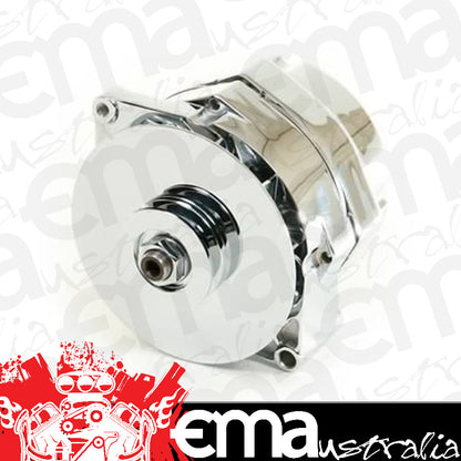 Tuff Stuff TUF7102NC Gm Style Chrome Alternator 100Amp 3 Wire Chevy Ext Reg