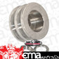 Tuff Stuff TUF7610F Chrome Billet Steel Alternator Pulley Double V-Groove, 2.25" O.D