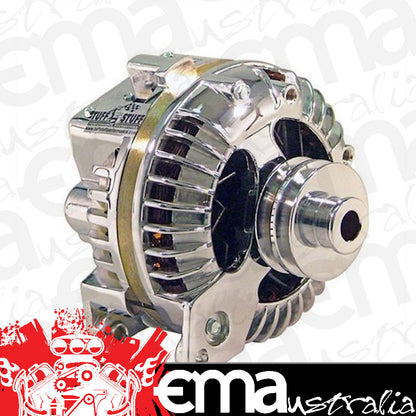 Tuff Stuff Performance | TUF8509RBDP | Stuff 60Amp 1-Wire Alternator Chrome Suit Chrysler Double V