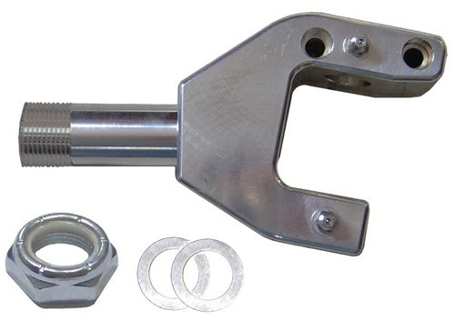 Triple xxx TxRC-600-FA0009 600 Mini Sprint Front Spindle Left Complete w/ Spacers And Grease Fittings 6061 T6 Billet Aluminium Finish Polished Txrc-600-F