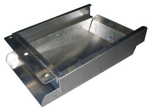 Triple xxx TxRC-MID-BW0045 Midget Radiator Tray Radiused Bends for Perfect Fit Not Predrilled for Dzus Buttons Aluminium
