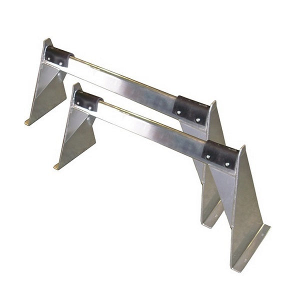 Triple xxx TxRC-PA-0009 Pit Stand (pair) Strong Sturdy Construction Stackable for Easy Storage In Shop Or Hauler Light Weight Aluminium Finish Anodized