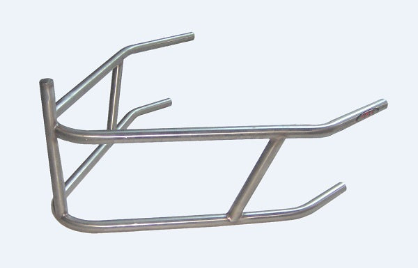 Triple xxx TxRC-SC-BN-0012 Sprint Car Rear Bumper Style w/ Post No Basket Tube Diameter 1" Width Top - 24 3/4" Bottom - 24 1/4" Stainless Steel Finis