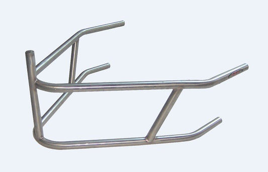 Triple xxx TxRC-SC-BN-0012 Sprint Car Rear Bumper Style w/ Post No Basket Tube Diameter 1" Width Top - 24 3/4" Bottom - 24 1/4" Stainless Steel Finis