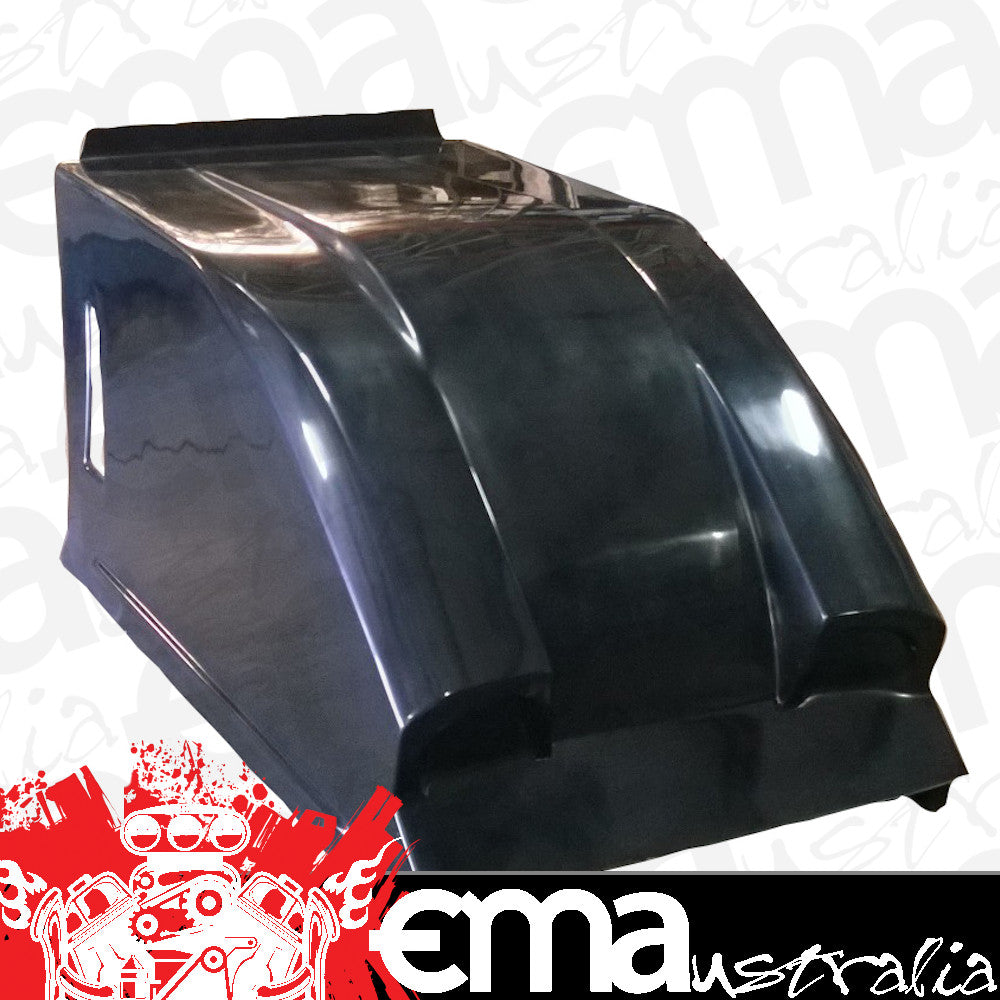 Triple xxx TxRC-SC-BW-6837B Dual Duct Inside Rail Hood suit Sprint Car - Black
