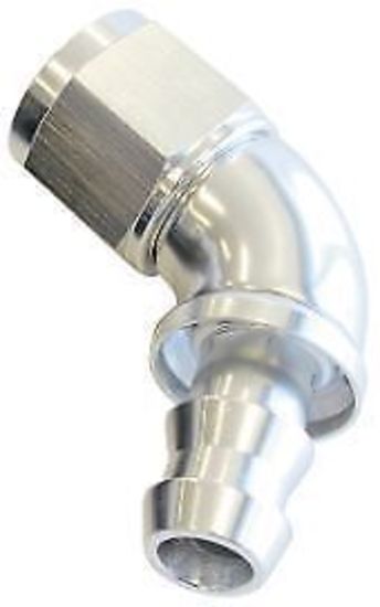 Aeroflow 400 series hose 12AN 60 Deg Full Flow Push Losilver Full Flow Push Lock Aeroflow Performance Products AF518-12S