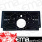 Triple xxx TxRC-SC-EG0006B Sprint Car Rear Motor Plate Fits Maxim And Eagle Style Raised Rail Thickness 3/8" Aluminium Finish Black Anodized Txrc-S
