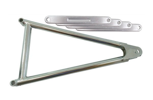 Triple xxx TxRC-SC-SU-0004 13 5/8" Jacobs Ladder w/ Straps Diameter 3/4" 4130 Chrome Moly Finish Plated Strap Dimensions 1" x 1/4" x 7" Strap 6