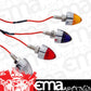 UPI Reproductions UP10862 Chrome Bullet License Plate Fastener w/ Clear LED Light (pair)