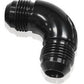 Aeroflow AF521-10BLK -10AN 90 Deg Male Flare Union Black Full Flow No Restriction