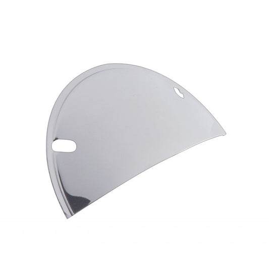 UPI Reproductions UP21476 S/S Headlight Shield Half Moon suit 7" Headlight (pair)