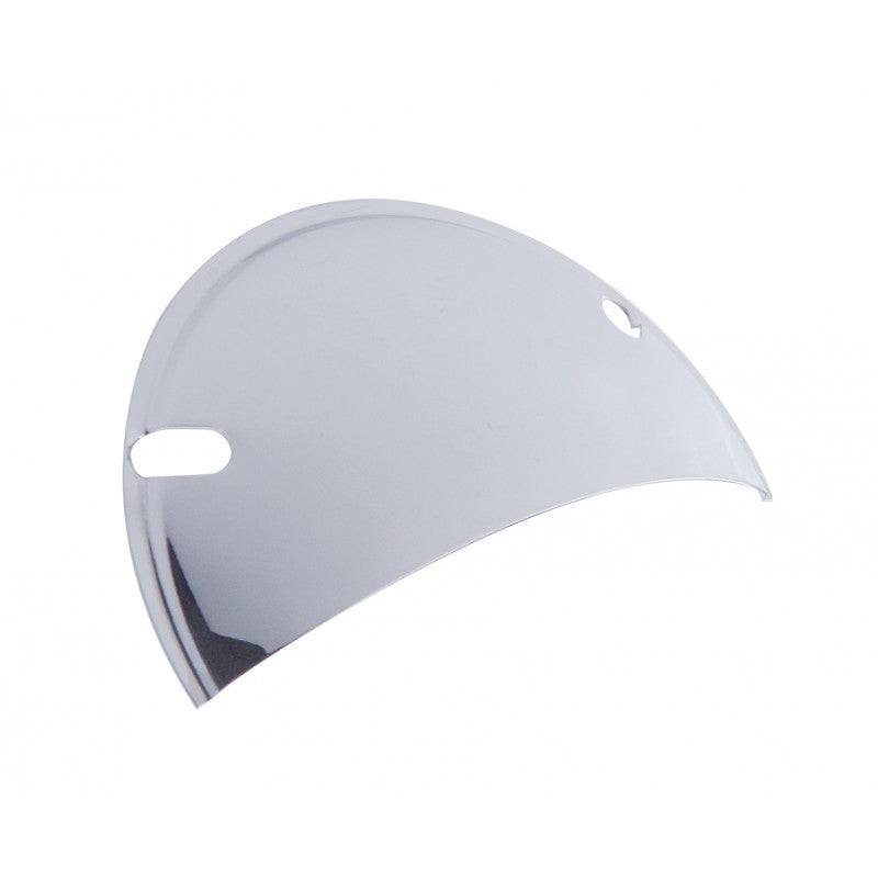 UPI Reproductions UP21477 S/S Headlight Shield Half Moon suit 5-3/4" Headlight (pair)