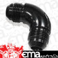 Aeroflow AF521-10BLK -10AN 90 Deg Male Flare Union Black Full Flow No Restriction