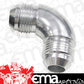 Aeroflow AF521-10S -10AN 90 Deg Male Flare Union Silver Full Flow No Restrictio
