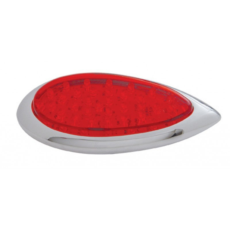 UPI Reproductions UP38804 Teardrop Rear Tail light Assembly Red w/ 39 LED's