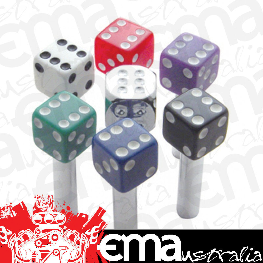 UPI Reproductions UP70151 Dice Door Lock Knob Purple w/ White Dots (pair)