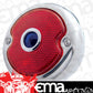 UPI Reproductions UPA1033BD S/S R/H Rear Tail Light Assembly suit 1933-36 Ford w/ Red Lens & Blue Dot