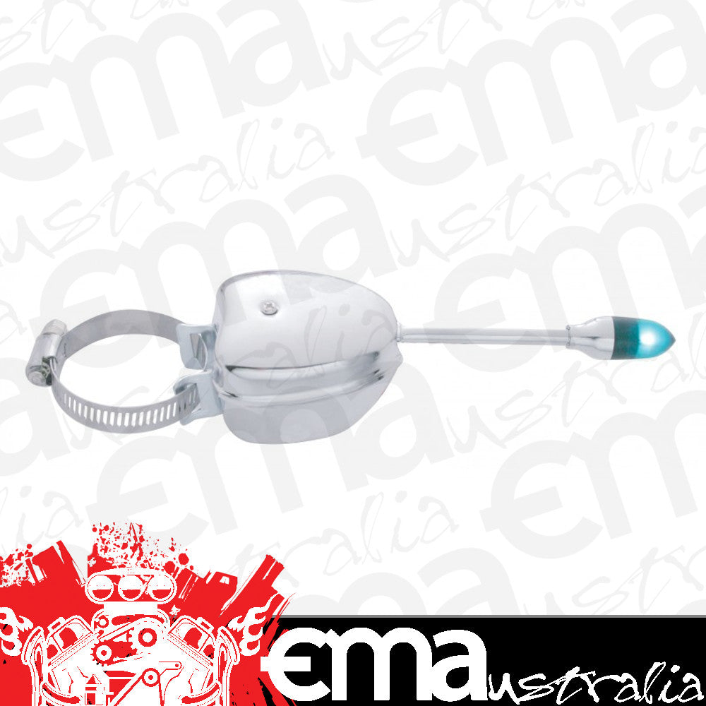 UPI Reproductions UPA5007 Universal Turn Signal Switch - Chrome Steel Housing Clamps to Column