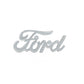 UPI Reproductions UPA6108 Chrome Ford Script Emblem w/ Studs & Clips