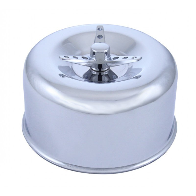 UPI Reproductions UPA6280 Chrome Smooth Air Cleaner suit 2-5/8" Carburettor w/ Wingnut