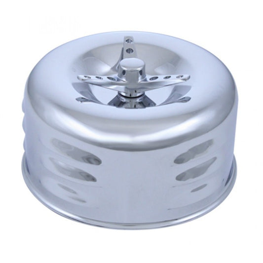 UPI Reproductions UPA6281 Chrome Louvered Air Cleaner suit 2-5/8" Carburettor w/ Wingnut