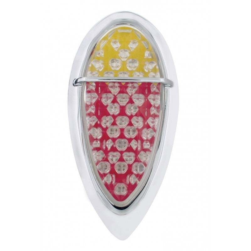UPI Reproductions UPAFTL383905ZR Rear LED Tail Light Assembly suit 1938-39 Ford "Baby Zephyr"