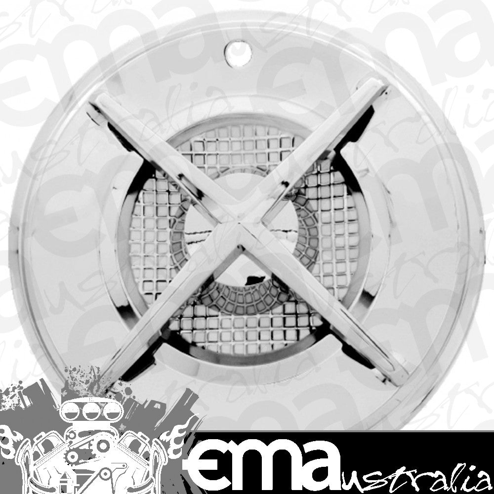 UPI Reproductions UPC5051 Chrome Cross Bar Wheel Covers suit 14" Rims (Set of 4)