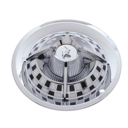 UPI Reproductions UPC5054W Chrome Spider Wheel Covers suit 15" Rims (Set of 4)