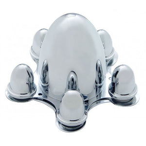 UPI Reproductions UPC8061 Chrome Spider Wheel Caps suit 5 x 5" Bolt Circle (Set of 4)